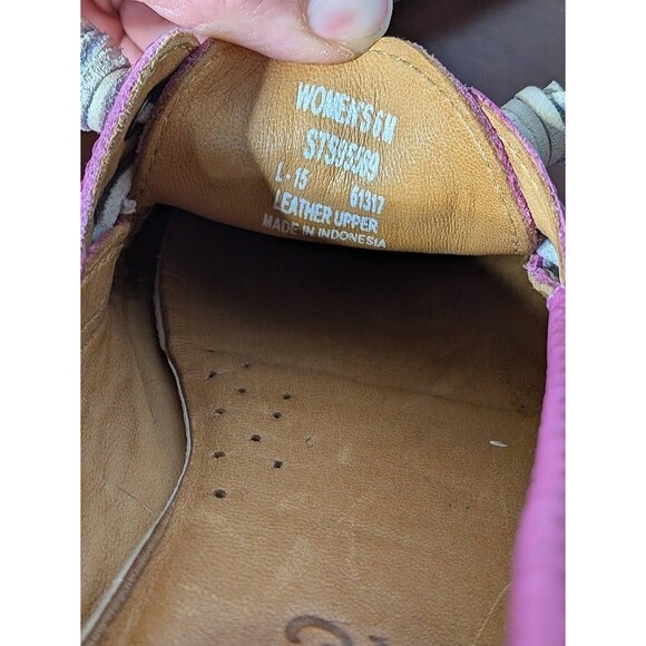 Sperry Top-Sider GOLD CUP Boat Shoes Women's Pink Snake Print Stiletto US 6 - Picture 7 of 7